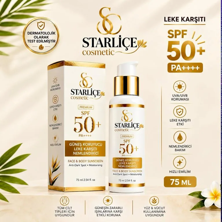 Starliçe SPF 50+ — Ürün özellikleri ve ambalaj
